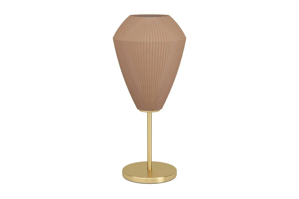 Extra rabatt Eglo Bordslampa Eglo Caprarola Mässing/Beige - Belysning & el