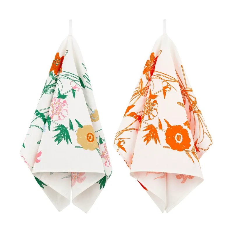 Bästa pris Puutarhakutsut kökshandduk 2 delar från Marimekko