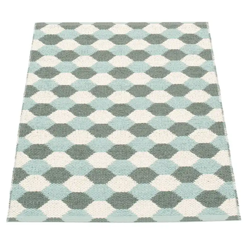 Bästa pris Dana matta 70x100 cm army / pale turquoise / vanilla