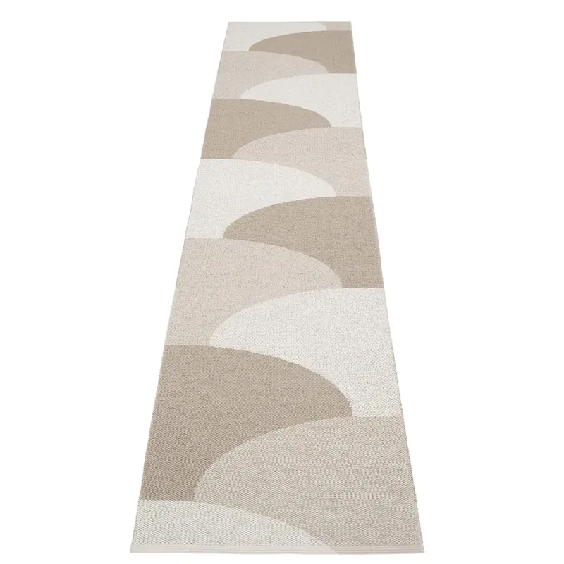 Populär Hill matta Dark Linen/Linen/Fossil Grey 70 x 360cm