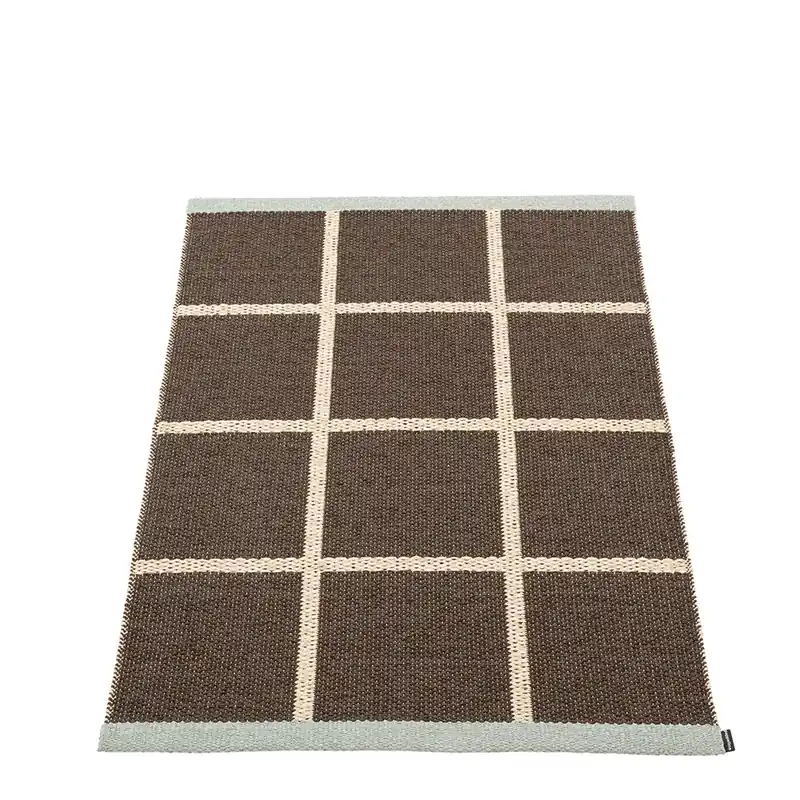 Vävd Matta Criss Pop Dark Brown Handla nu
