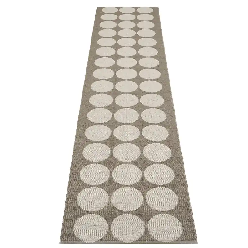 Fri frakt Hugo matta Walnut/ Linen 70 x 400 cm