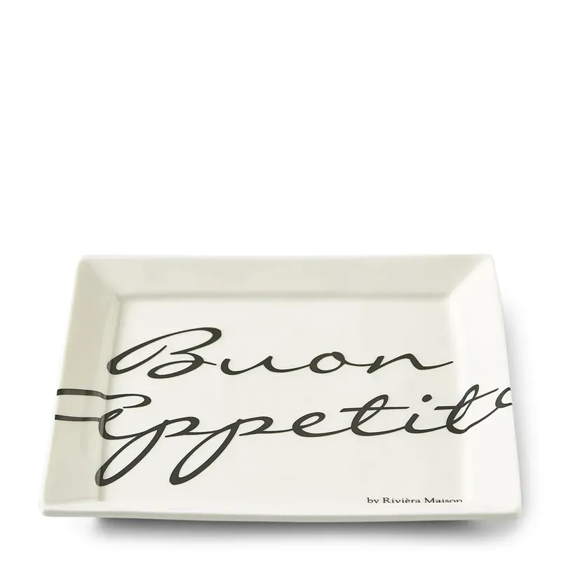 Buon Appetito tallrik fyrkantig 18 x 18 cm Bästa pris