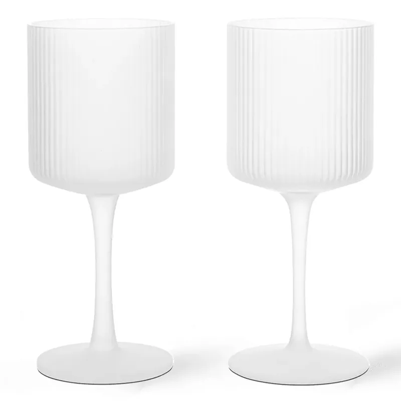 Begränsat erbjudande Ripple Vitvinsglas 2-pack - Frosted