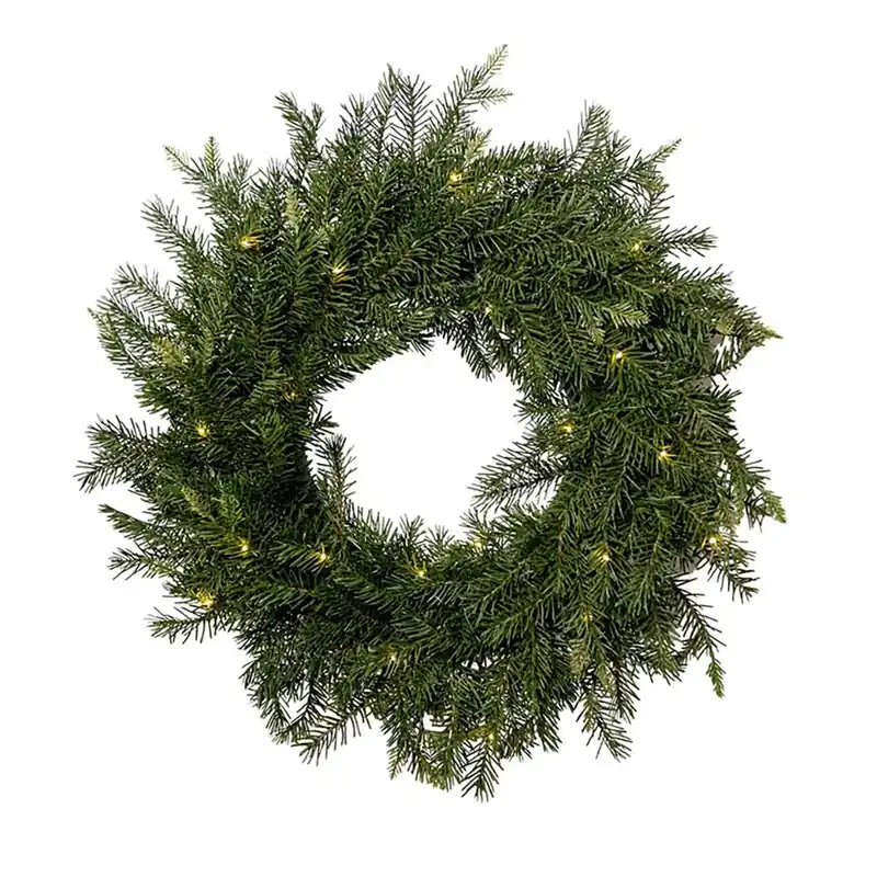 Erbjudandepris Julkrans med lampor 65 cm