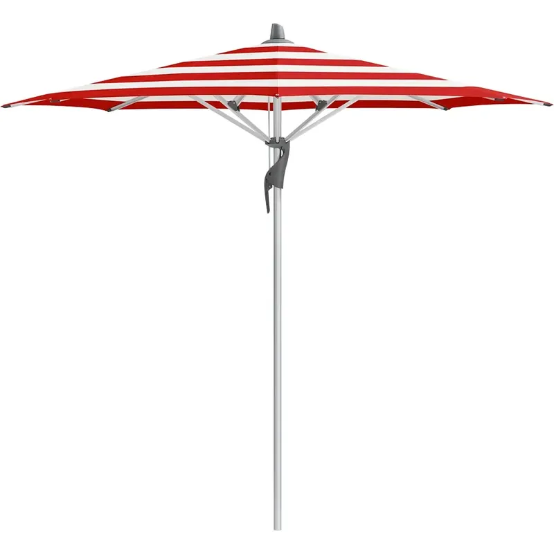 Rabatter Fortino Riviera 250 cm parasoll alu Cat.5 800 Red Stripe