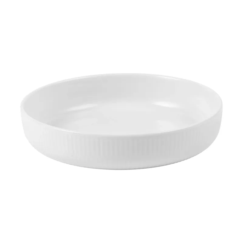White Fluted ugnsform Ø18,5 cm från Royal Copenhagen Köp online