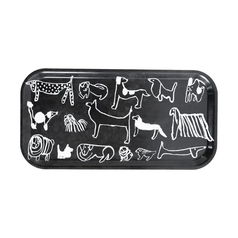 Dogs bricka 22x43 cm från Fine Little Day Snabb frakt