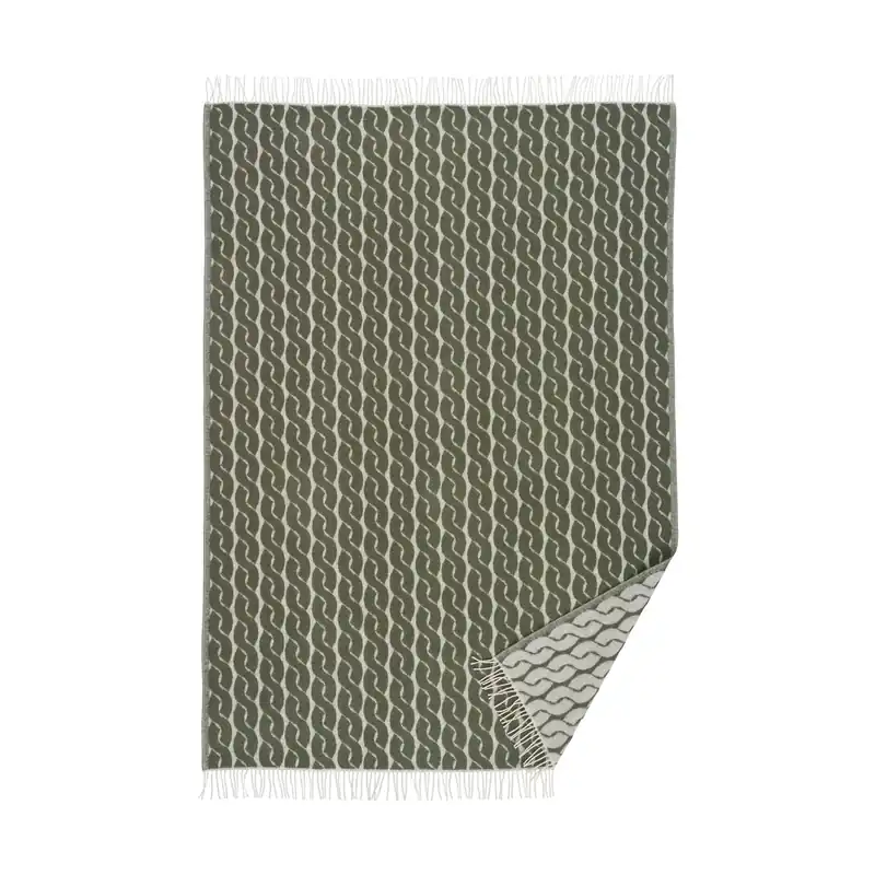 Knit ullpläd 130x200 cm från Klippan Yllefabrik Premium