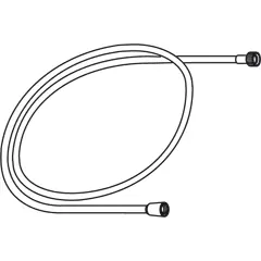 Begränsat erbjudande Duschslang, vit, 1,5m