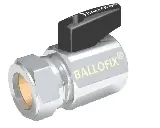 Broen, Ballofix 505 med vred, Kulventil rak, kläm x invändig gänga, 15xR15 Rabatter