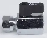 Begränsat antal Altech, Minikulventil rak, Invändig x CU, G15x12, förkromad