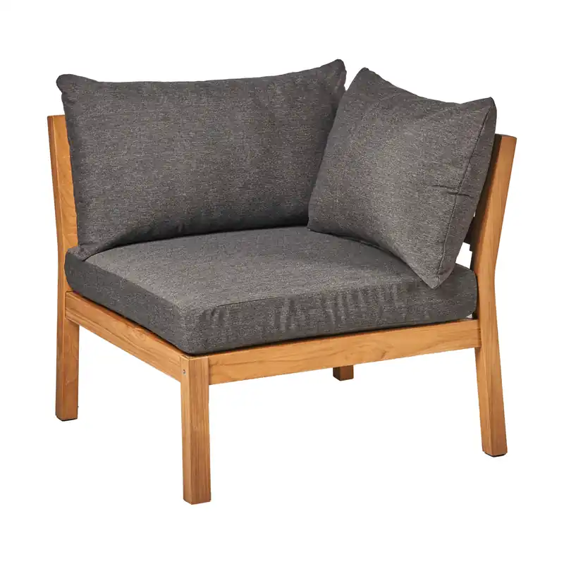 Begränsad tid Stockaryd soffmodul hörndel teak/dark grey från 1898