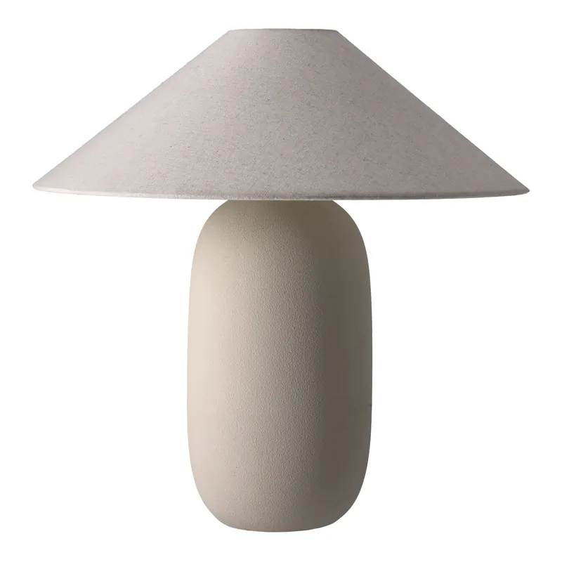 Beställ nu Boulder bordslampa 48 cm beige-nature från Scandi Living