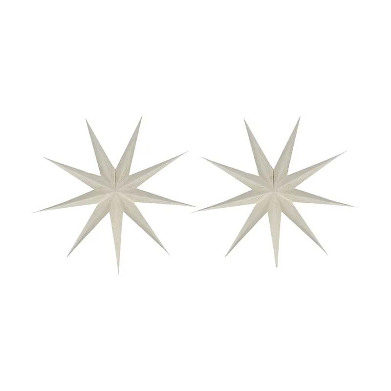 Expressleverans Veil adventsstjärna Ø90 cm 2-pack från Scandi Living