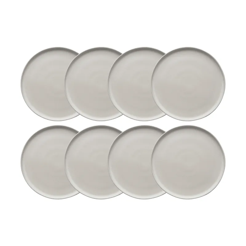 Bästa pris Sandsbro mattallrik offwhite, Ø26 cm, 8-pack från Scandi Living