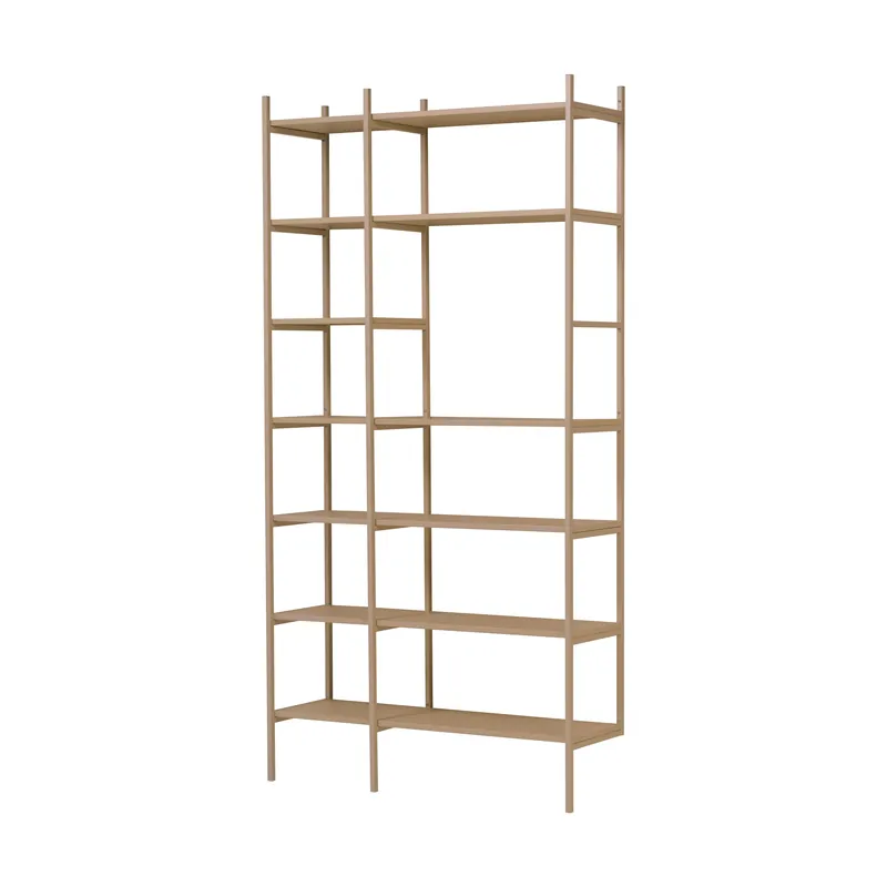 Handla nu Portal bokhylla, Camel, 123 cm från TÔNN furniture