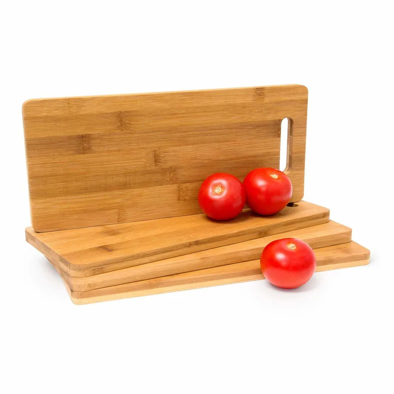Bambu skärbrädor set om 4 Billig