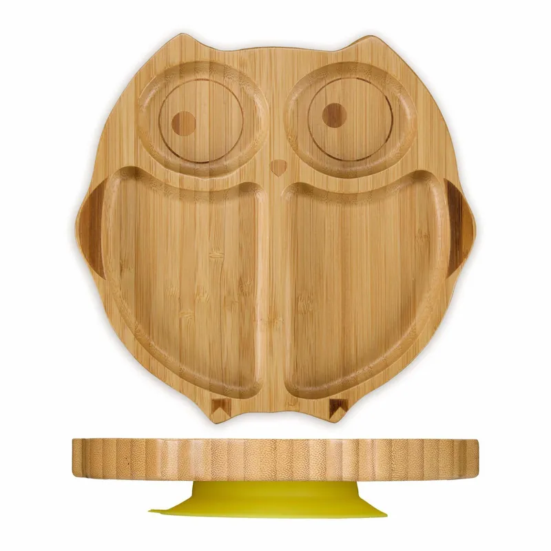 Baby tallrik med sugkopp "Owl" Rabatter