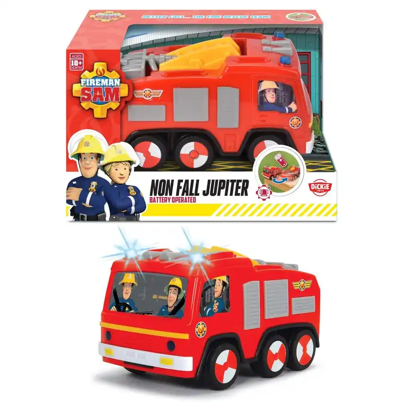 Brandman Sam Non Fall Jupiter Brandbil Rabatter
