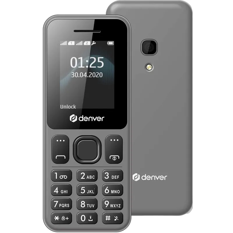 4G Knapptelefon med färg-skärm och plats för två SIM-kort Kundfavorit
