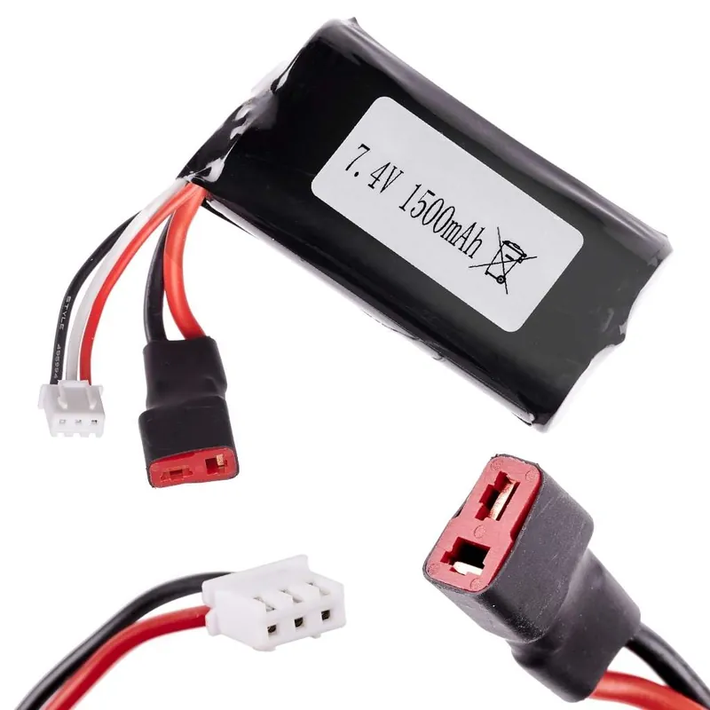 Batteridel 7.4V 1500mAh för RC-bilar Nyhet
