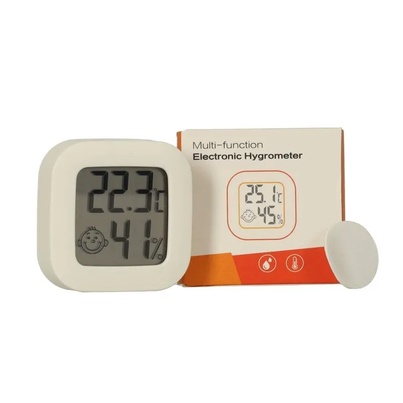 Outlet Batteridriven hygrometer & termometer -50°C till 70°C
