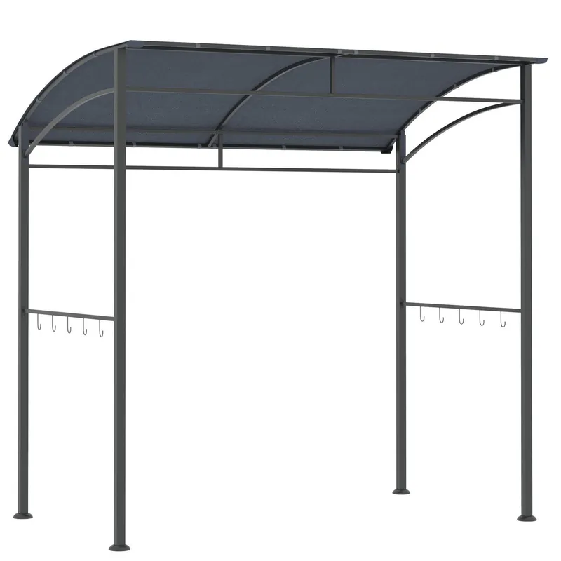 Premium Vattentät BBQ Gazebo med Stålram och Krokar