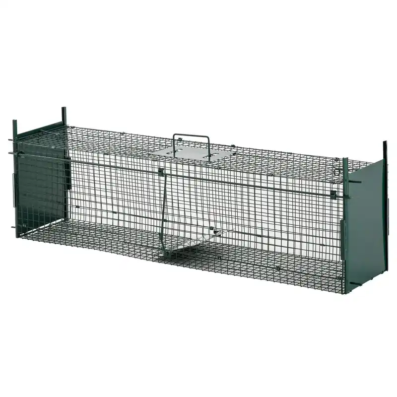 Mörkgrön Djurfälla 100cm för Kaniner & Katter Begränsad tid
