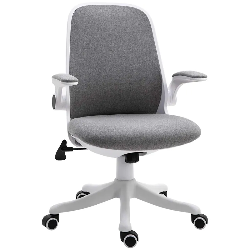Ergonomisk Kontorsstol med Vippfunktion, Grå/Vit Populärt val