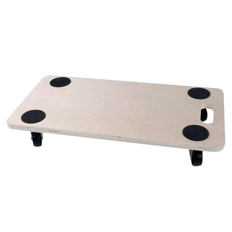 Extra rabatt Träpall på Hjul - 57.5 x 29 cm
