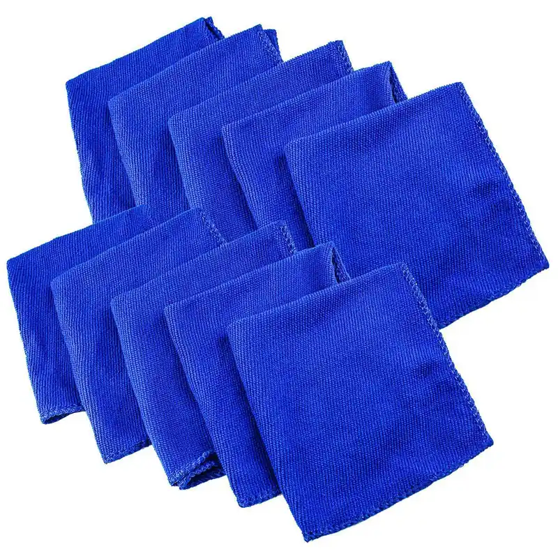 10x Microfiberdukar - Blå Sista chansen